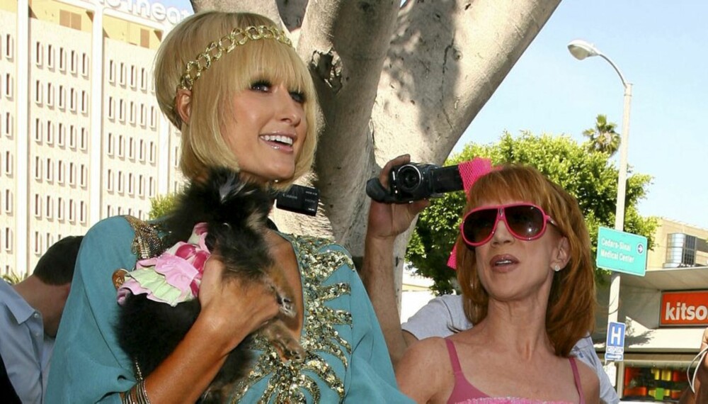 PARIS HILTON: Neida, det er ikke Paris Hilton som er verst kledd denne uken. Kathy Griffin derimot....
