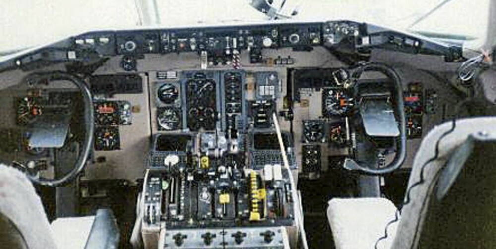 COCKPITEN: Cockpiten til Dana Viking etter havariet.