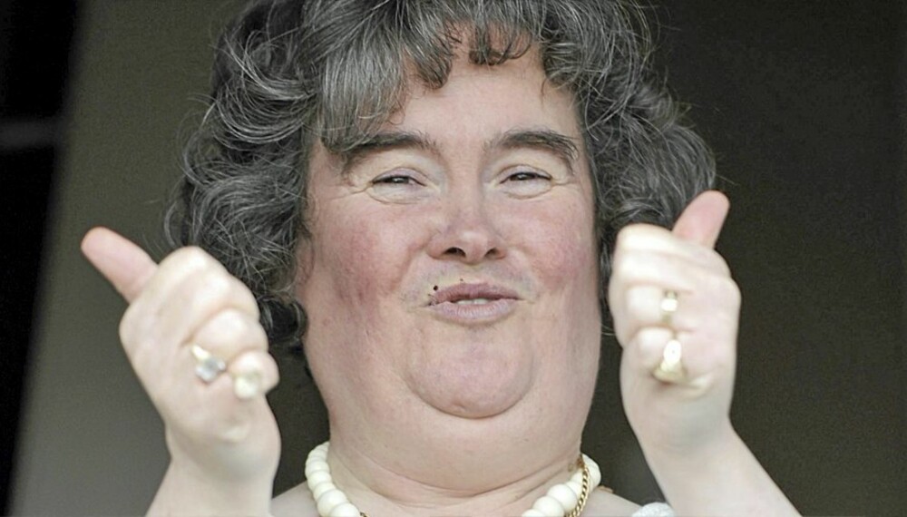NETT DAME: Susan Boyle (47) fra Britains got Talent er en sensasjon på kjente nettsteder.