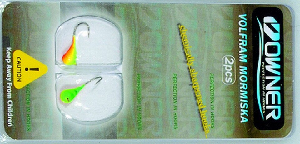 MORMYSHKA: Med Owner-kroker. 59 kroner per pakke.