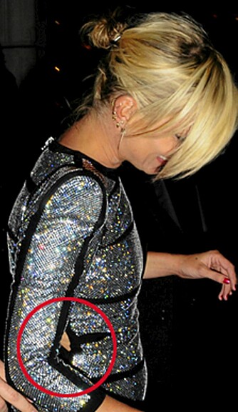 Kate Moss' kjole revnet etter et besøk på LA-restauranten Nobu.
