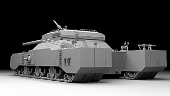 ROTTA: Landkreuzer P. 1000 Ratte ville ha blitt verdens største stridsvogn.
