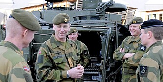 FORNØYD: Generalinspektøren for Hæren, generalmajor Per Sverre Opedal.