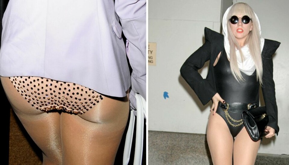 BUKSELØS: Men ikke truseløs. Kunst, sier Lady GaGa selv.