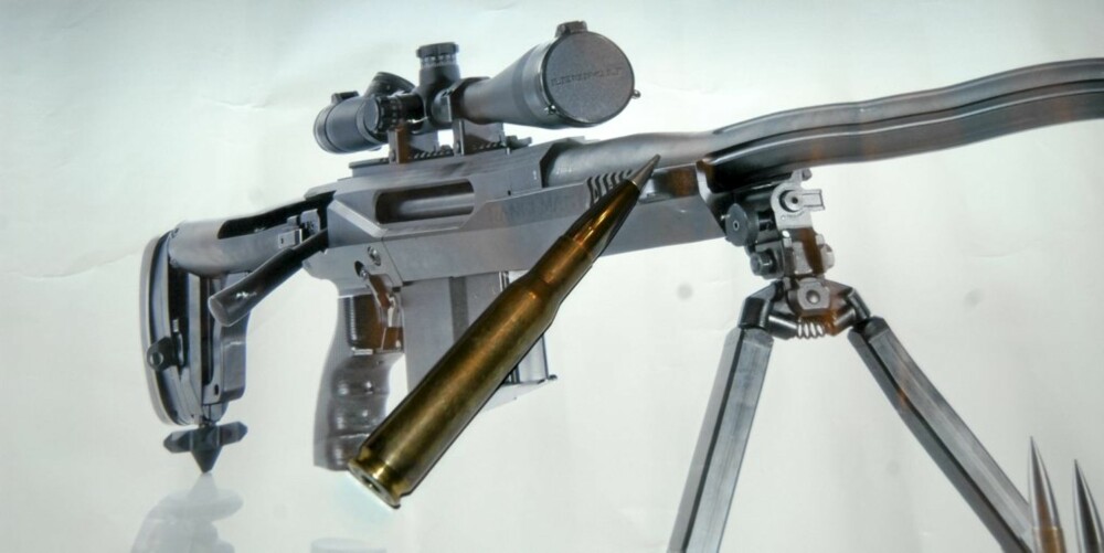 REALT LEKETØY: Rangemaster-rifler. i .50 BMG selges sivilt...