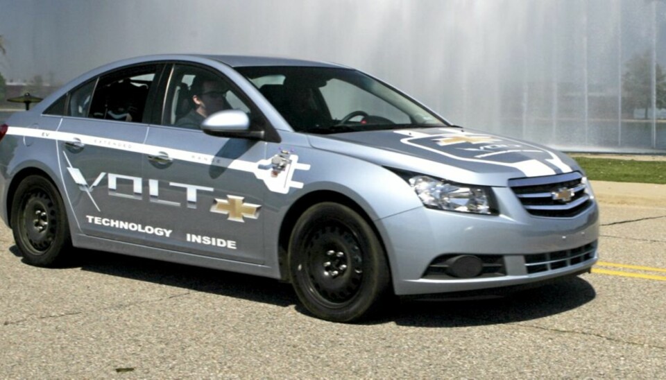 BILLIG I DRIFT: Volt skal kunne kjøres drøyt 60 km på ren elektrisk drift. I følge U.S. Departement of Transportation pendler 8 av 10 amerikanere kortere distanse enn 60 km daglig.