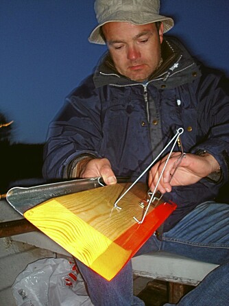 OTERFJØLA når inn til fisken. OTERFJØLA når inn til fisken.