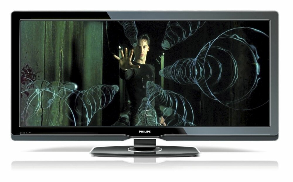 The Matrix er en av filmene som er filmet i 2,39:1 og som dermed passer veldig bra på Philips sin 21:9-TV.