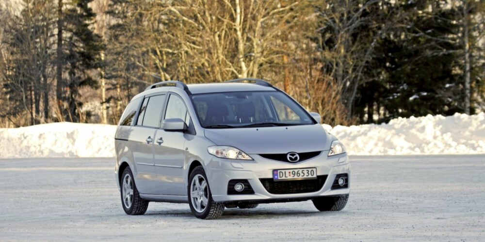 RIMELIG: Mazda 5 er rimeligere enn mange av konkurrentene.