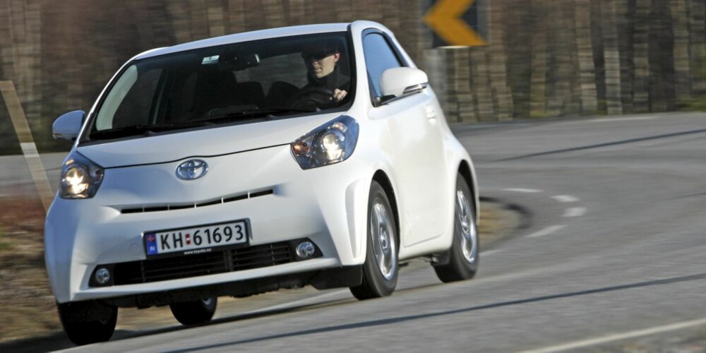SMART: Toyota IQ er vår favoritt blant minibilene. SMART: Toyota IQ er vår favoritt blant minibilene.