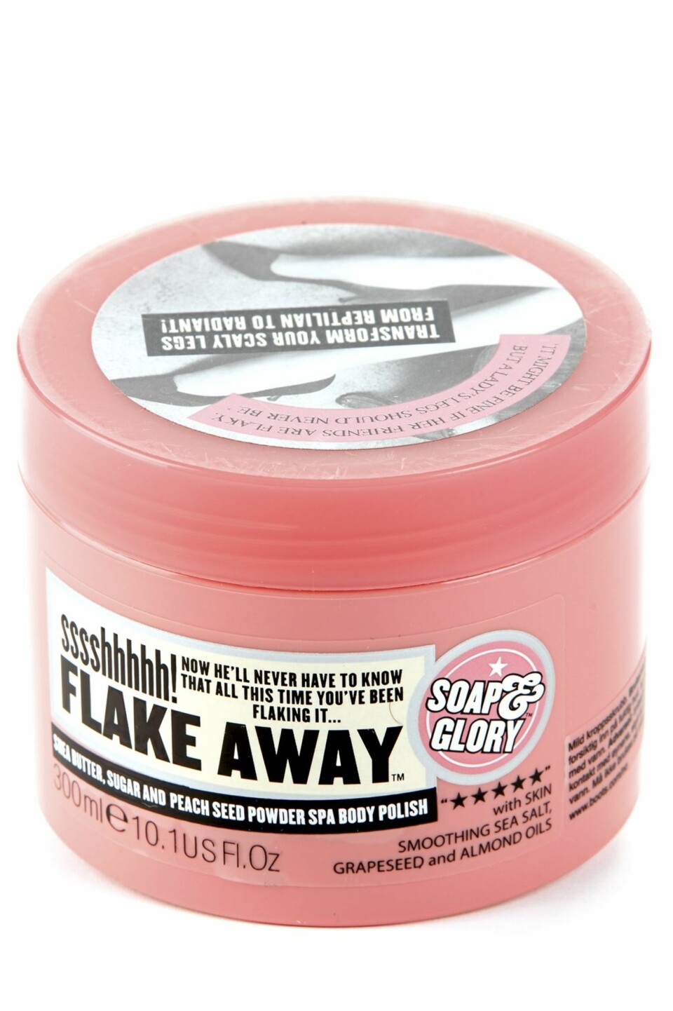 MILD OG GOD KROPPSSKRUBB: Soap & Glory Flake (kr 69).