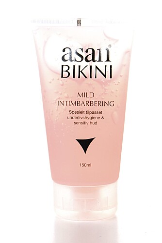 FOR SENSITIV HUD: Asan Bikini mild imtimbarbering (kr 59,50).