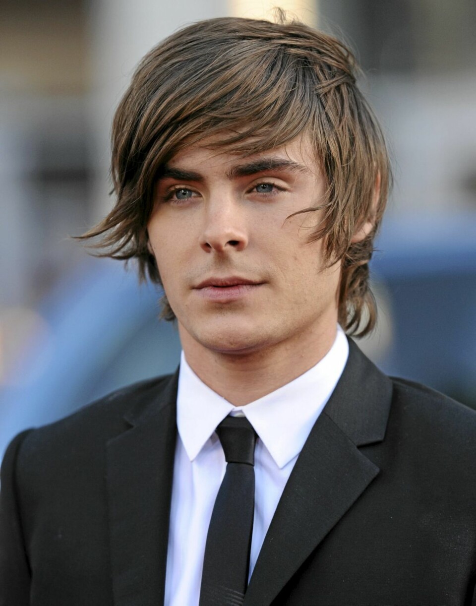 Zac Efron på sin egen premiere, 17 igjen, i Hollywood.
