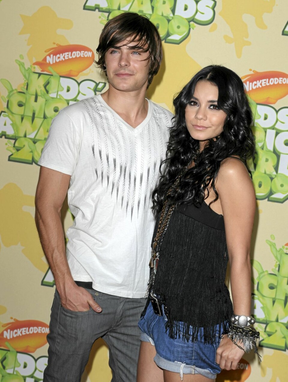 Stjerneparet møtte opp på Nickelodeons Kids Choice Awards.