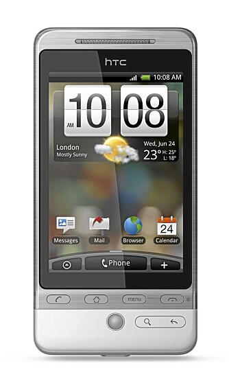 SENSE: HTC Hero blir utstyrt med en ny funksjon/grensesnitt HTC kaller Sense. Det skal gjøre mobilen enklere å bruker, ifølge HTC.