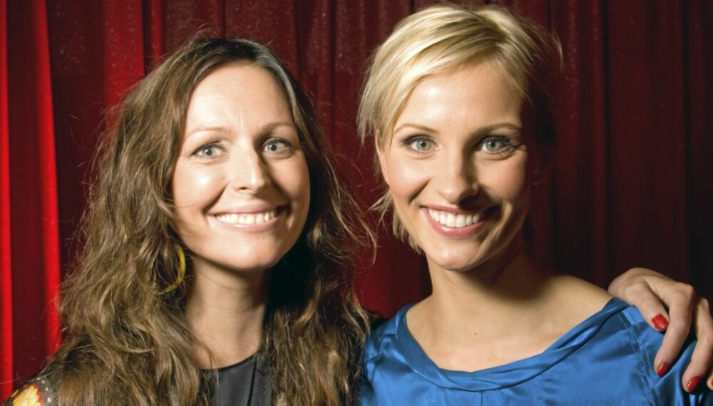 GJENSYNSGL EDE: Tidligere «Idol»- programleder Marte Stokstad og NRK-sportens Anne Rimmen vokste opp sammen fordi Martes far er Annes stefar.