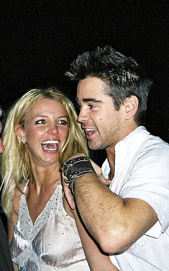 Britney datet den irske skuespilleren Colin Farrell etter bruddet med Justin Timberlake.