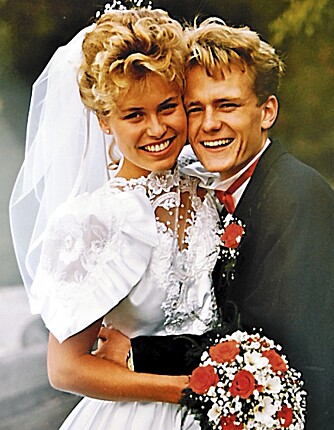 MANGE ÅR OG HÅR SIDEN: Jan Erik og Anne Cathrine giftet seg mens de ennå var tenåringer.
