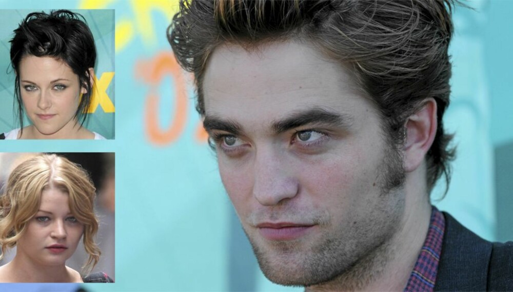JENTEFUT: Robert Pattinson vasser i villige jenter. Nå er han blitt lei av Kristen Stewart (øverst) og dater i stedet motspilleren i sin seneste film, Emilie de Ravin...
