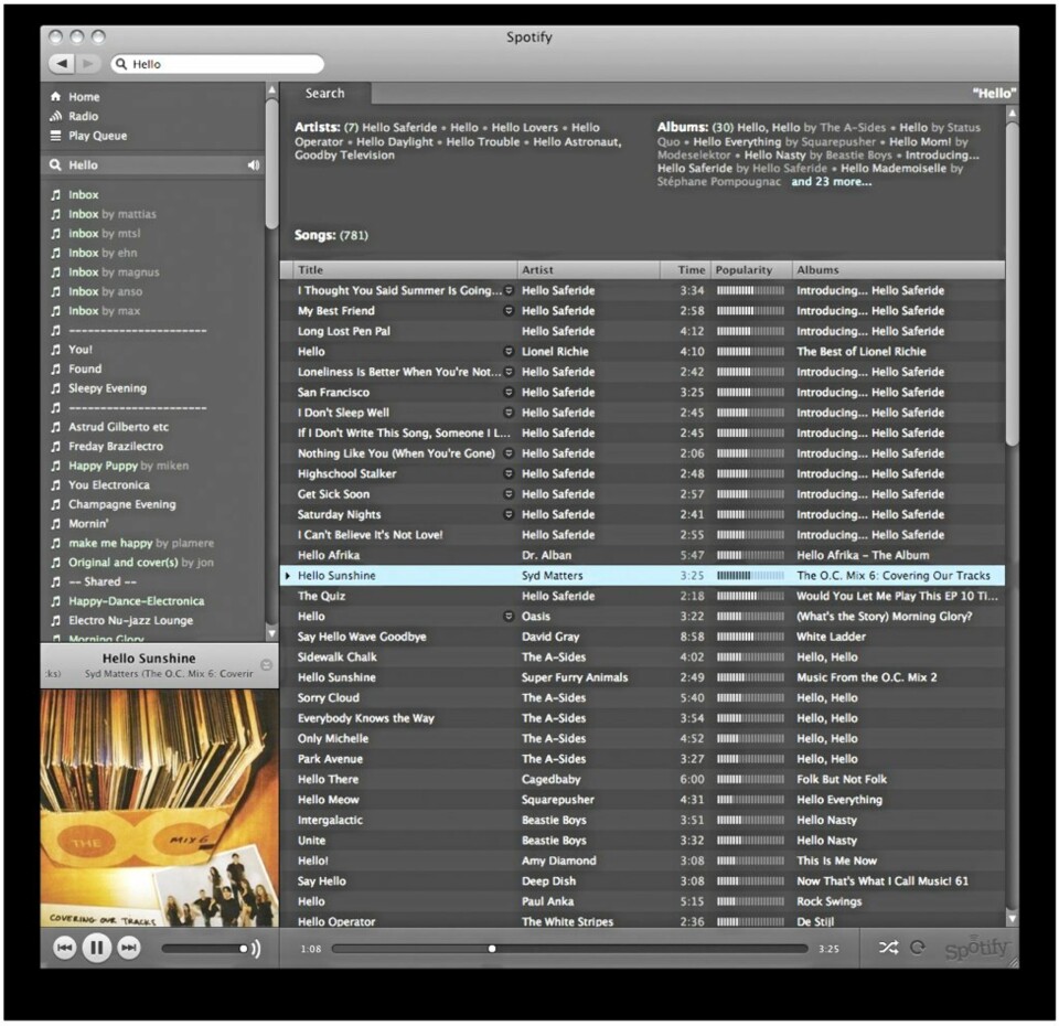 Slik er Spotify for Iphone