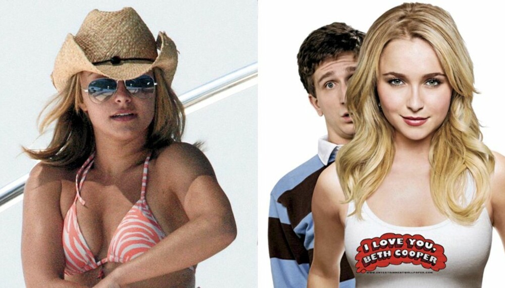 Hayden Panettiere har fått manipulert brystene på plakaten til "I love you, Beth Cooper".