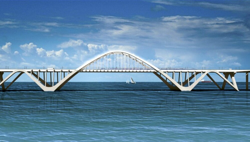 KNYTTER BÅND: Bahrain og Qatar knytes sammen med Vennskapsbroen, som skal påbegynnes til høsten og stå ferdig i 2014.