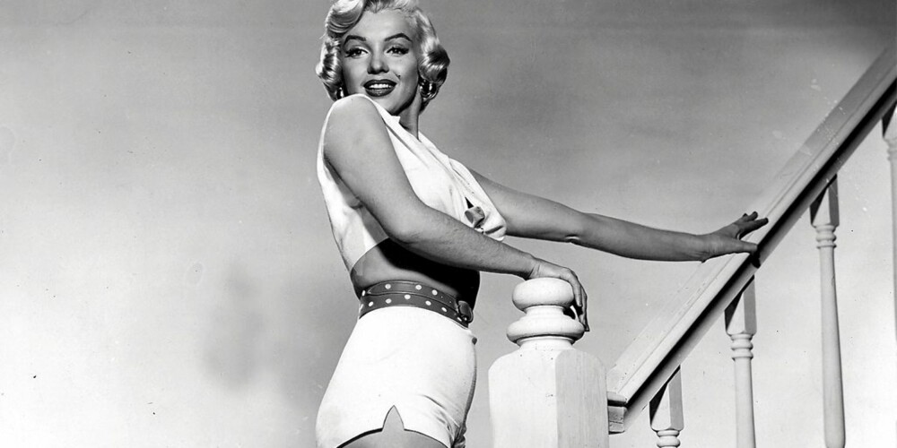 TIDLIG UTE: Med Marilyn Monroe fikk bikinien sitt gjennombrudd.