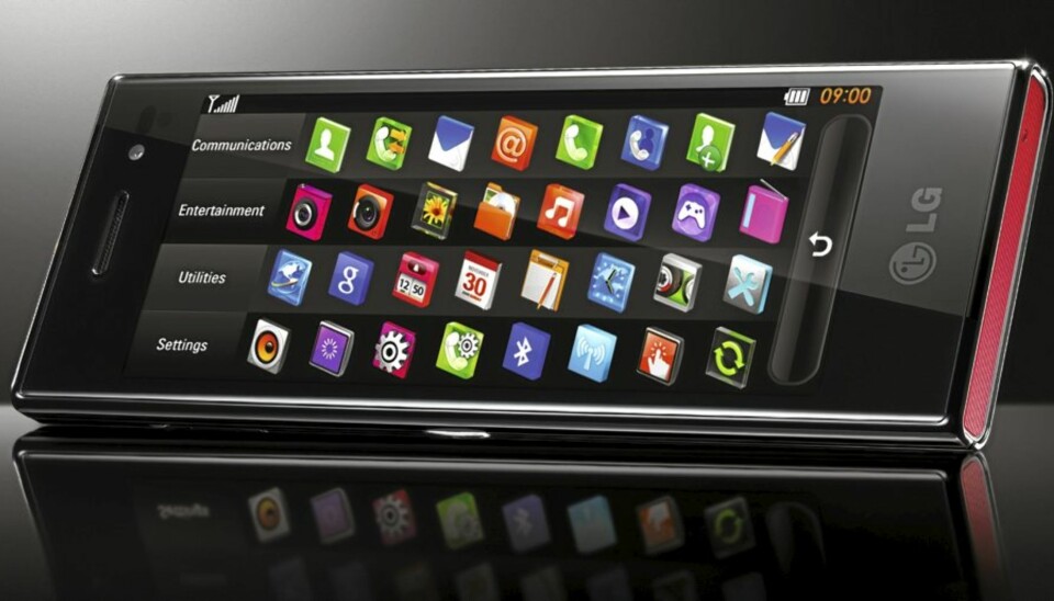 FILMTELEFON: Slik ser LGs nye mobil med bredskjerm i 21:9-format ut.