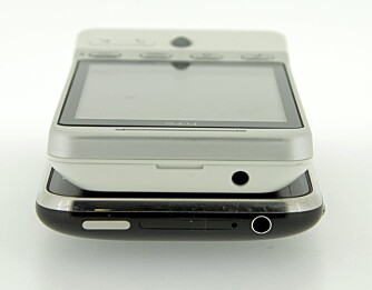TJUKK: HTC Hero er faktisk en anelse tykkere enn iPhone.