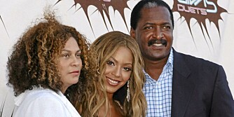 THE KNOWLES': Mamma Tina, Beyoncé og pappa Matthew Knowles.