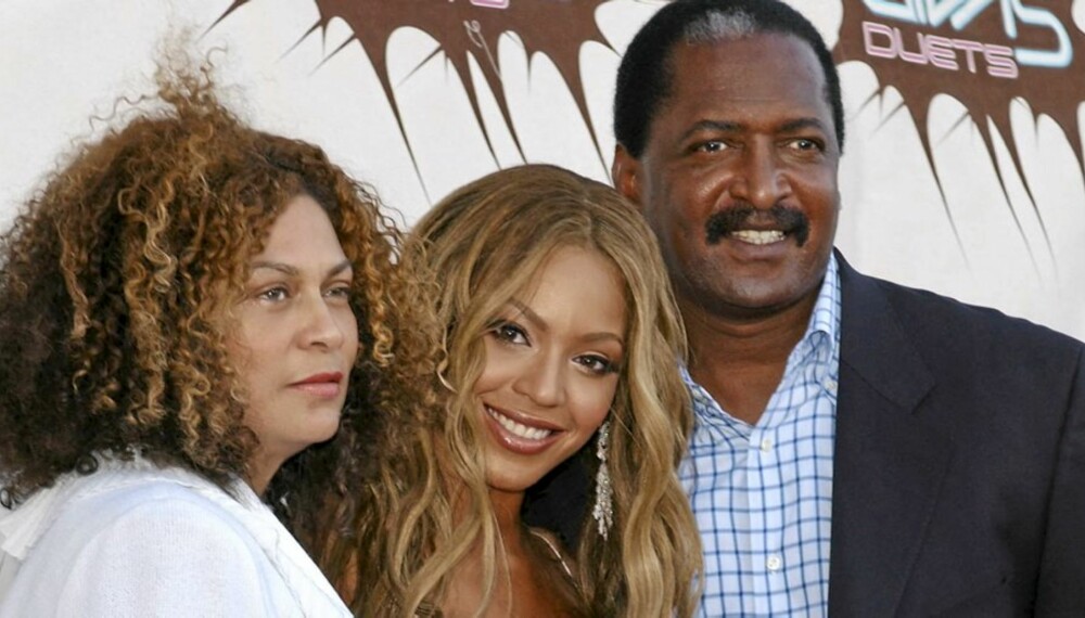 THE KNOWLES': Mamma Tina, Beyoncé og pappa Matthew Knowles.