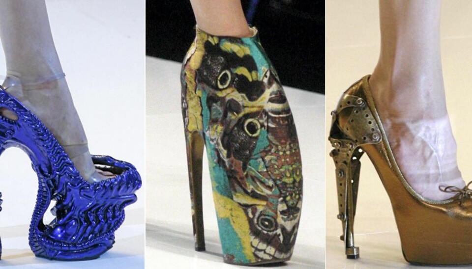 SKOGALSKAP: Alexander McQueen sine aller siste skokreasjoner.