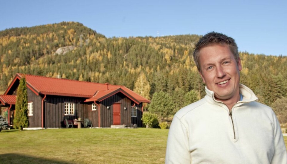 ODELSGUTT: Kristian Akervold skal over nyttår overta gårdsdriften på familiegården i Flå i Hallingdal.