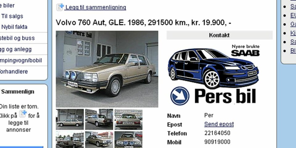 Statusbil til under 20.000 kroner