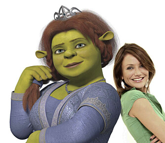 Cameron Diaz spiller trollprinsessen Fiona i Shrek 4 - Shrek forever after.