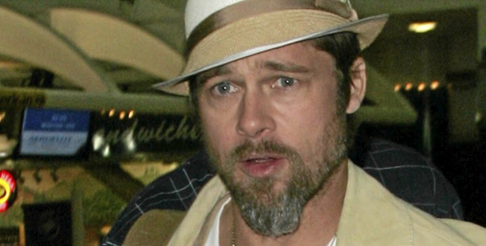 SEXY MED SKEJGG: Kvinner liker Brad Pitt sitt ansiktshår, til tross for at ni av ti innrømmer at de hater skjegg.