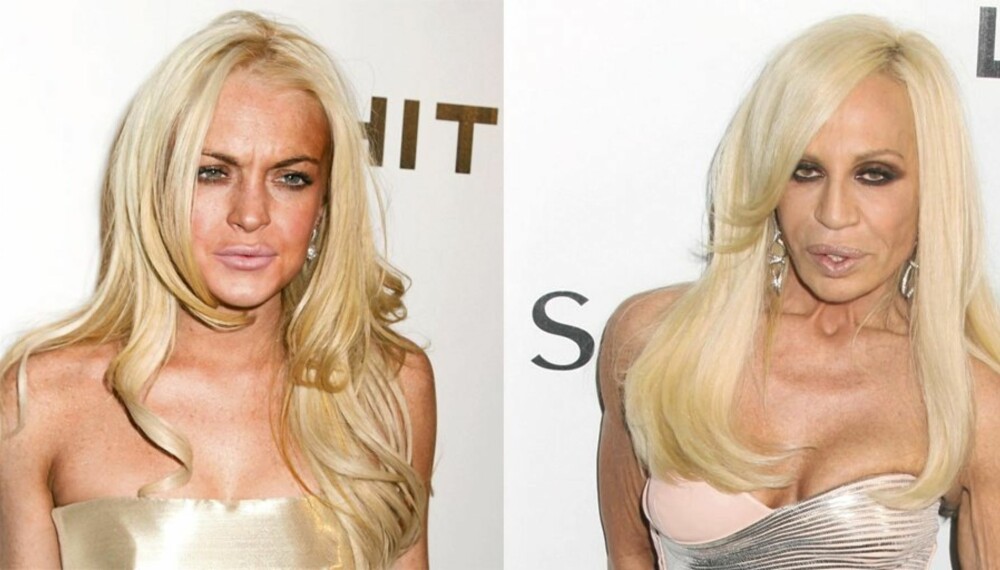HVEM ER HVEM?: Lindsay Lohan har snart tatt igjen Donatella Versace.