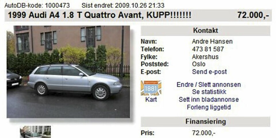 4 kule bruktbiler til 75 000 kroner