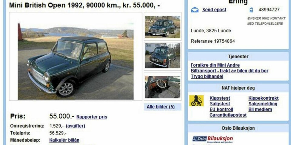 4 kule bruktbiler til 75 000 kroner