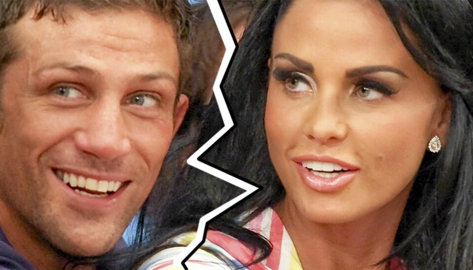 DUMPET: Jordan dumpet kjæresten Alex Reid på direkten.