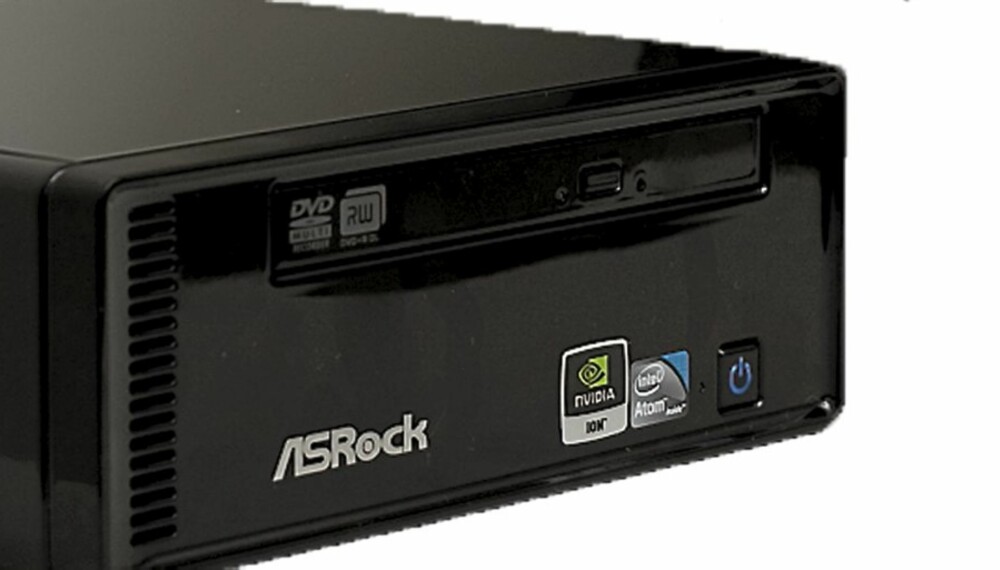 MINI: Asrock ION 330 representerer en ny generasjon mini-PC-er som fungerer godt som stue-PC-er.