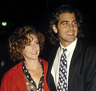 George Clooney og hans første og siste kone -  Talia Balsam.