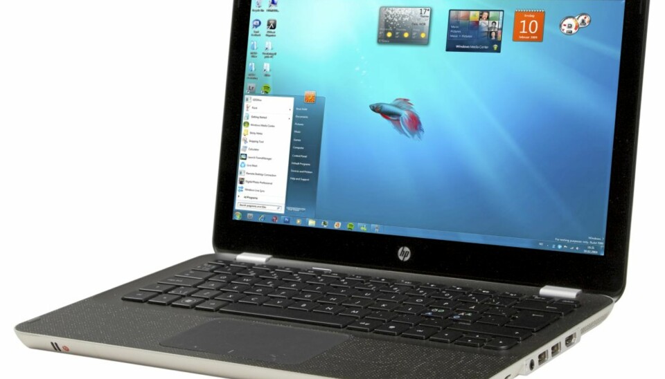 LEKKER: Envy 13 ligger langt over gjennomsnittet hva det angår design. Du trenger antakeligvis ikke gjette to ganger på hvem den ofte blir sammenliknet med.