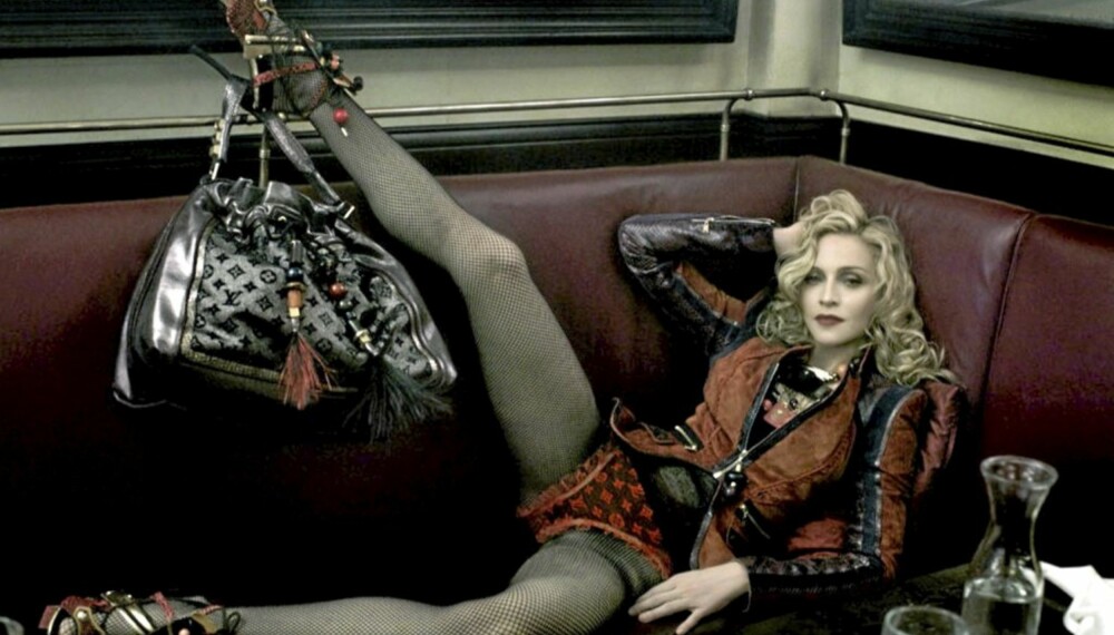 FOR GAMMEL: Madonna er ikke lenger ønsket som frontfigur for motehuset Louis Vuitton.