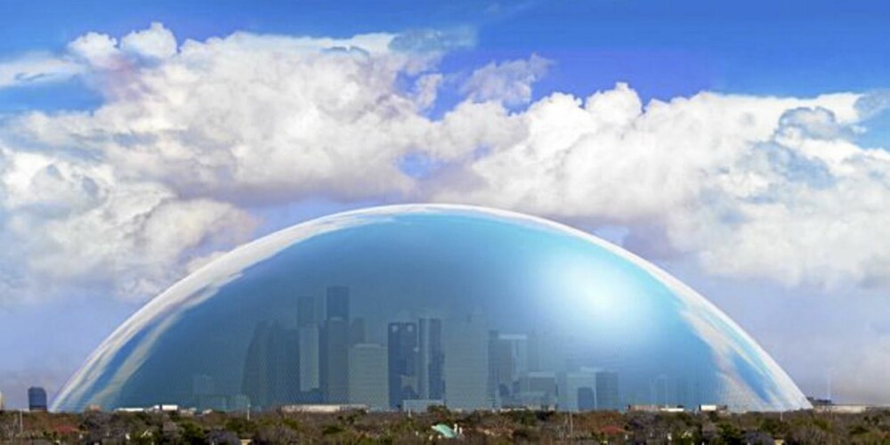 I Houston, Texas, planlegges en gedigen dom som skal være 450 meter høy og 1600 meter i diameter.
