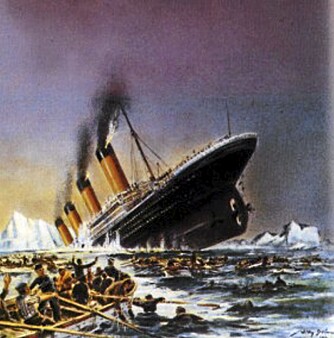 TITANIC SYNKER: Titanic gikk ned på jomfruturen.
