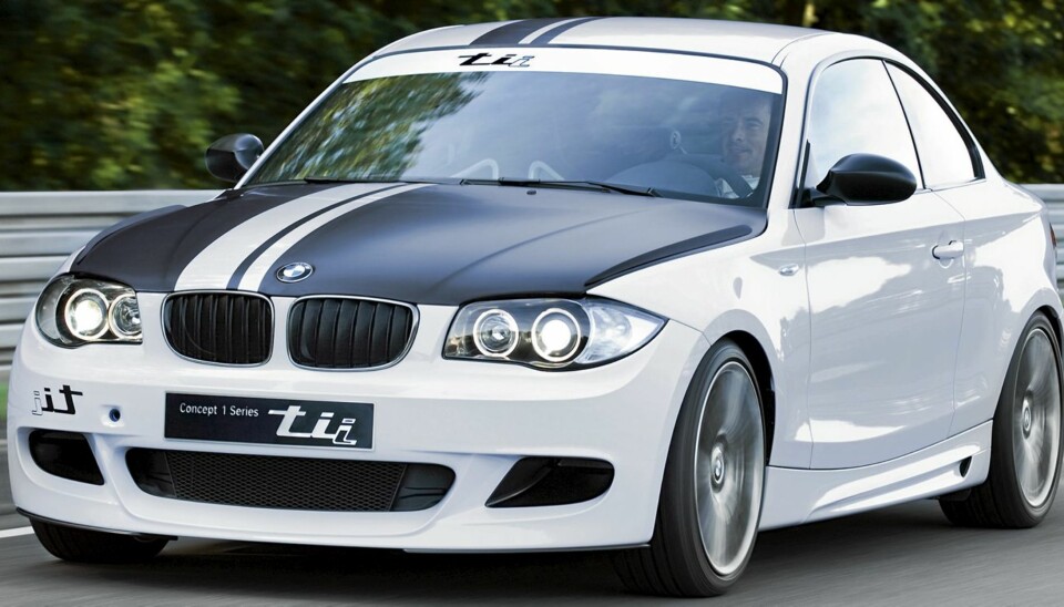 TII-KONSEPT: BMW viste frem dette konseptet i fjor. Det tyder kanskje på at de har tenkt til å lage begge deler - både tii og M1.