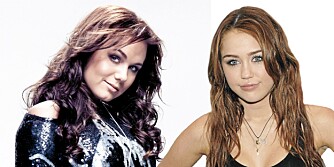SOM SØSTRE: Tomine Harket er unektelig ganske lik Hollywoodstjernen Miley Cyrus!