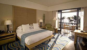 LUKSUS: Et av rommene på Conrad Bali Hotels, som kan være ypperlig for hvetebrødsdager.