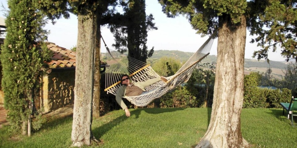 SLAPP AV: Bondegårdsferie i Toscana er lite stressende.